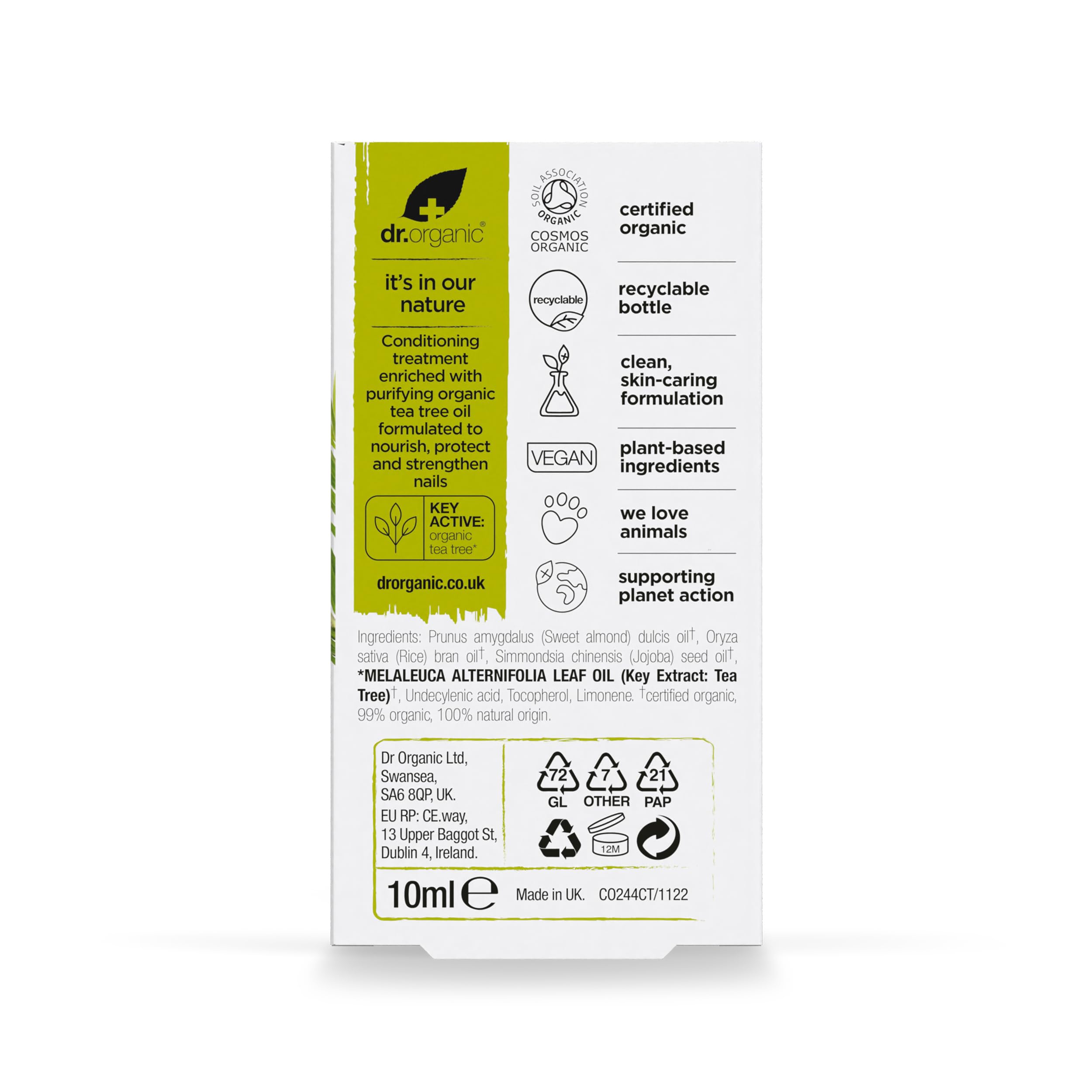 Dr. Organic Organic Doctor Tea Tree Nail Solution – 0.34 fl oz