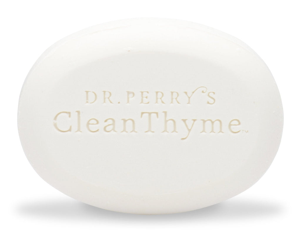 Dr. Perry's CleanThyme Cleansing Bar for Face & Body – All Natural, Cruelty-Free, 4.6 Oz (Pack of 3)