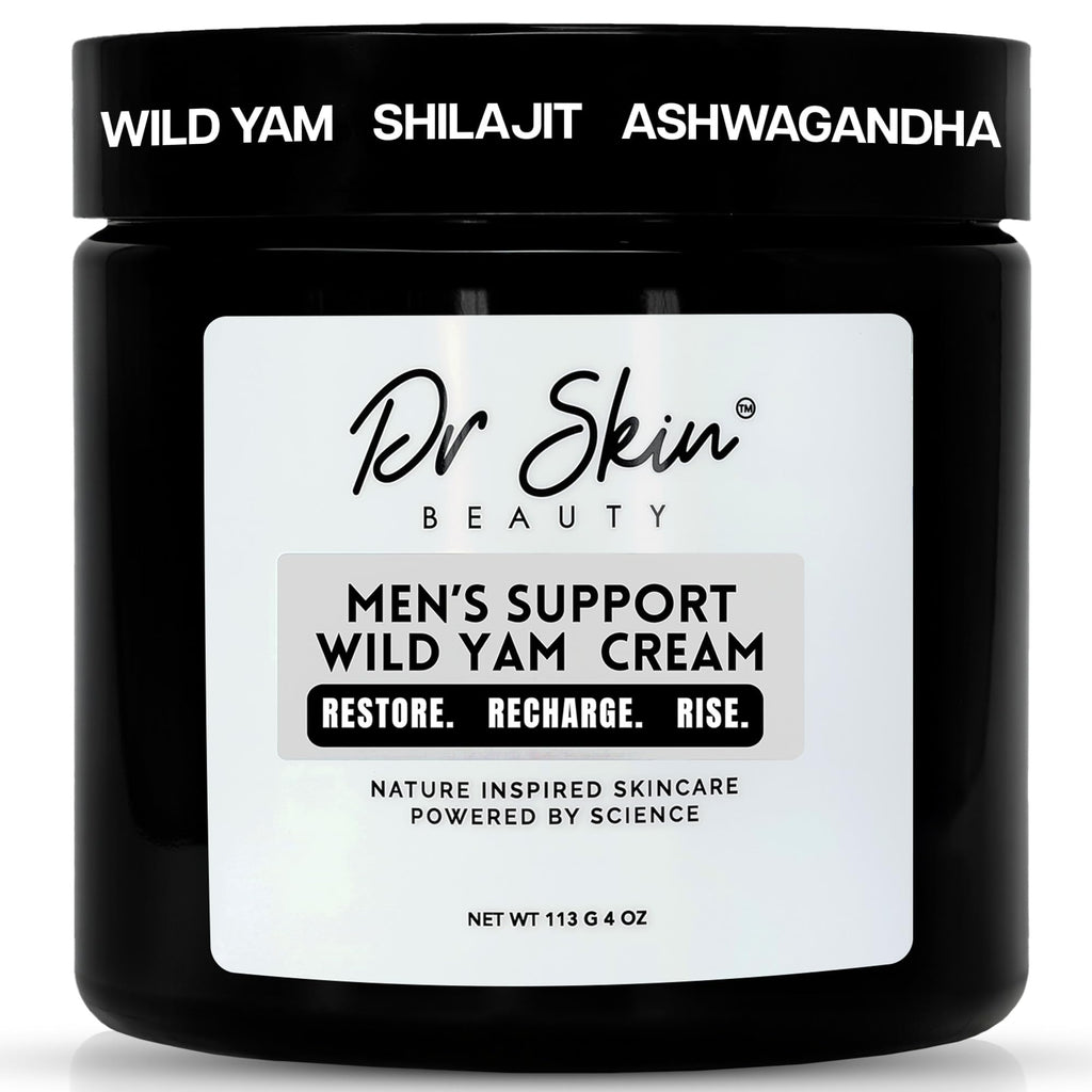 Dr Skin BEAUTY Men's Wild Yam Cream – Hormone Balance, Energy & Endurance
