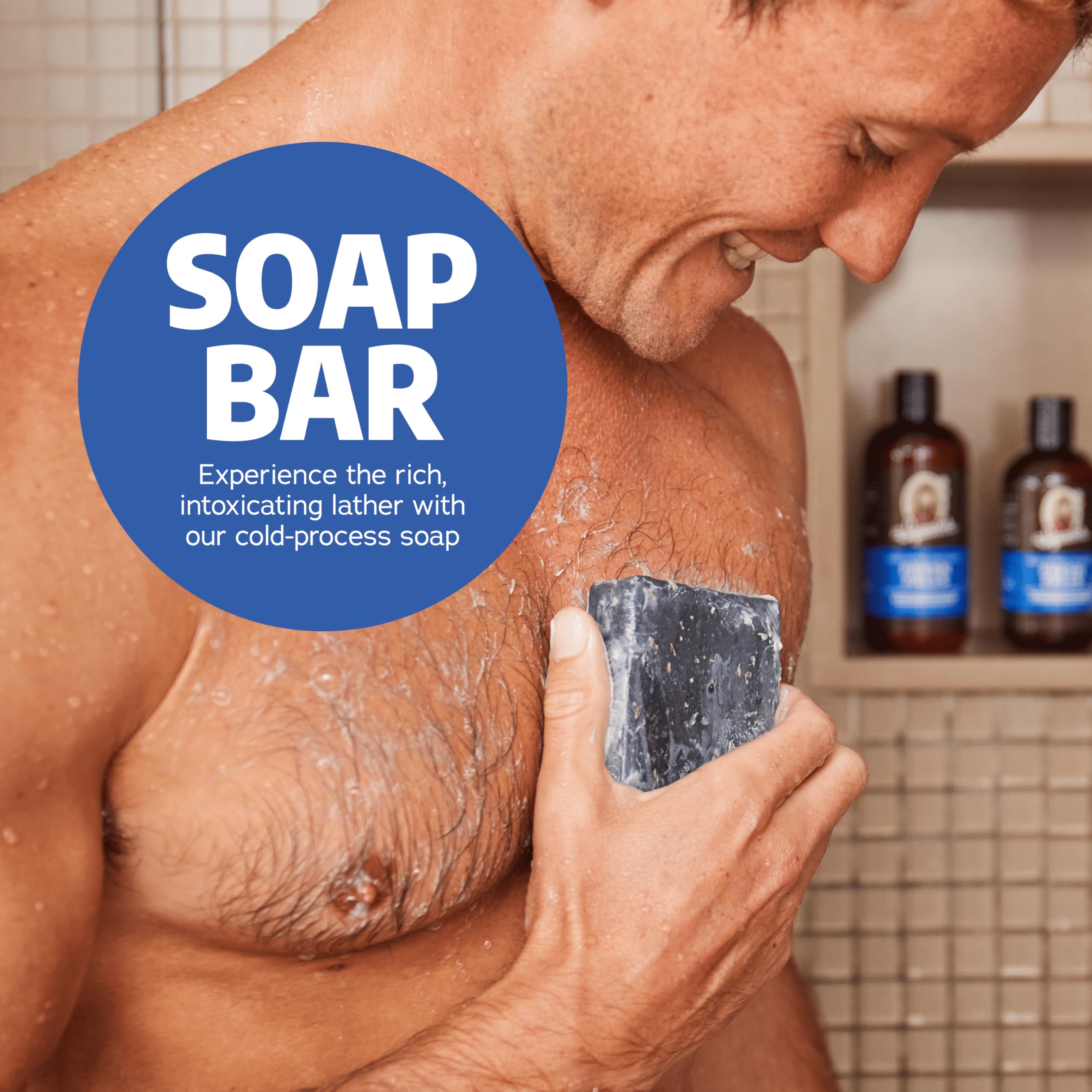 Dr. Squatch Fresh Falls Natural Men’s Bar Soap — Cold Process, 3-Pack Gift