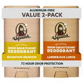 Dr. Squatch Natural Men’s Deodorant – Aluminum-Free, Charcoal & Postbiotics, Up to 72-Hour Odor Protection – Fresh Falls, 2.65 oz