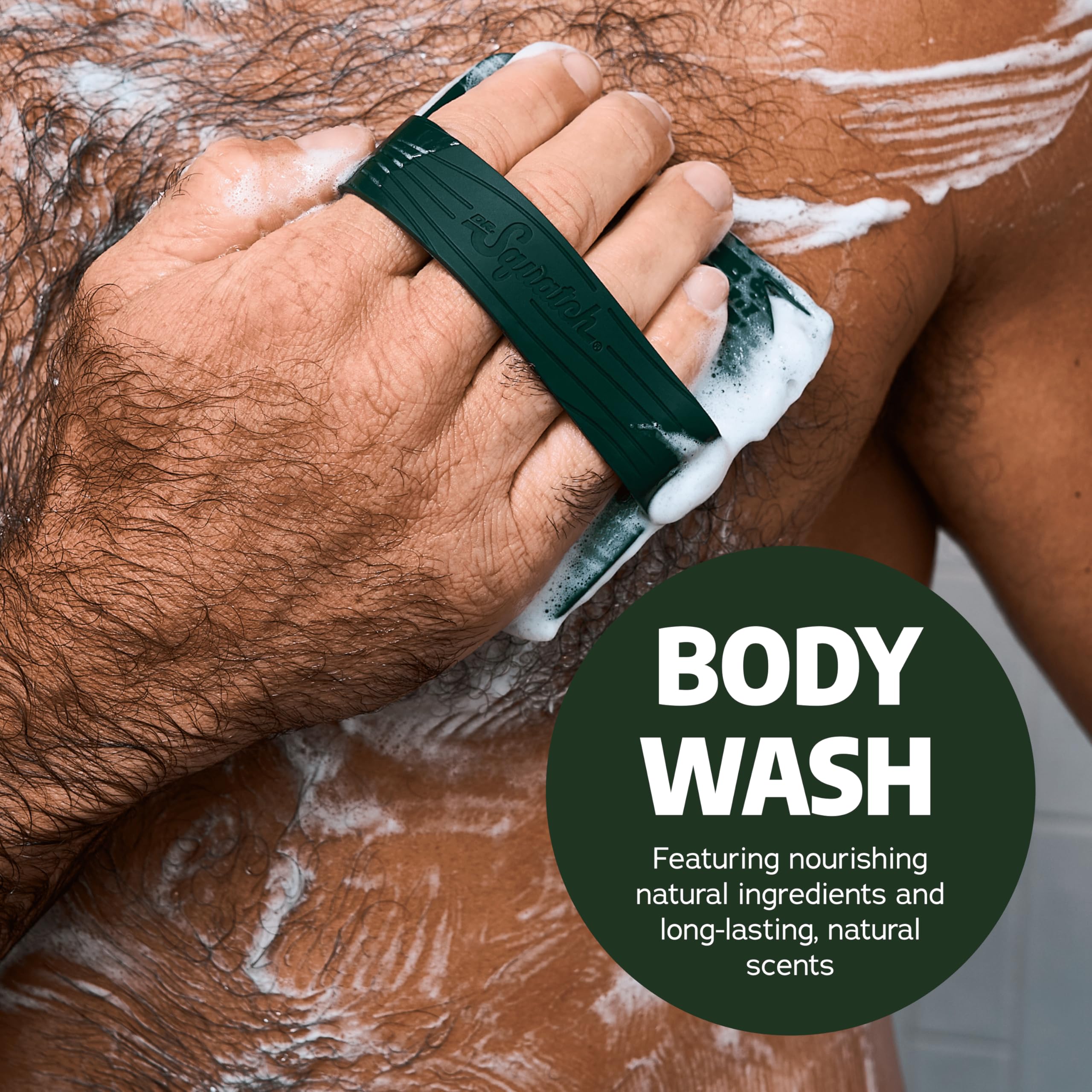 Dr. Squatch Pine Tar Body Wash & Deodorant Gift Set – 8 oz Wash + 2x 2.56 oz Deodorant (Aluminum-Free)