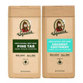 Dr. Squatch Pine Tar Coconut Castaway Body Wash for Men – 2-Pack, 14 oz