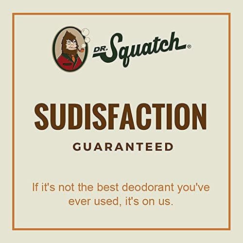 Dr. Squatch Pine Tar Natural Deodorant for Men – Aluminum-Free 2-Pack (2.65 oz Each)