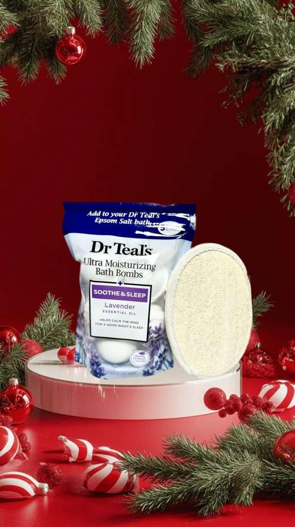 Dr.Teal's 5 Ultra Hydrating Lavender Bath Bombs Gift Set