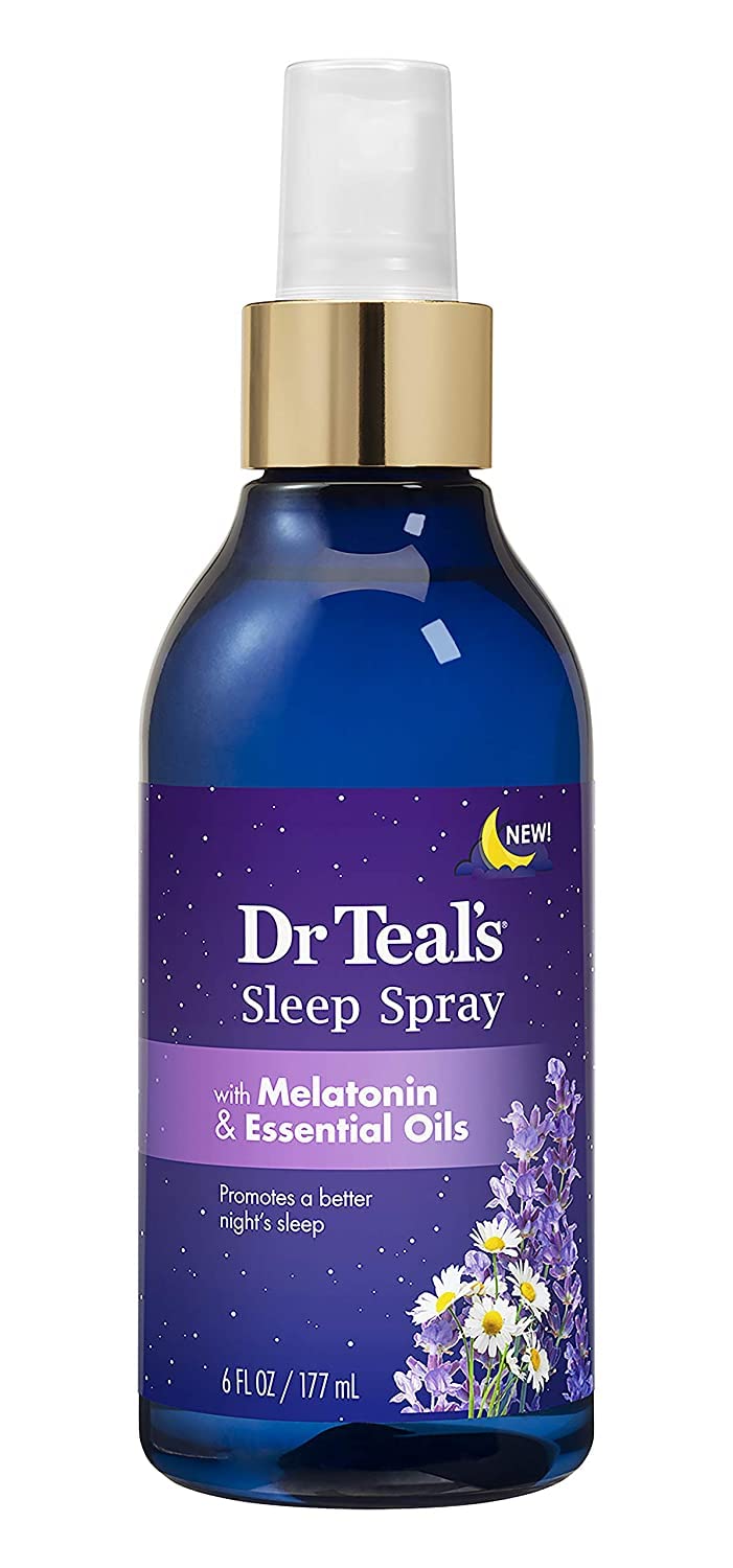 Dr Teal's Melatonin Sleep Bath Gift Set — Lavender Bath Foam, Sleep Lotion & Sleep Spray