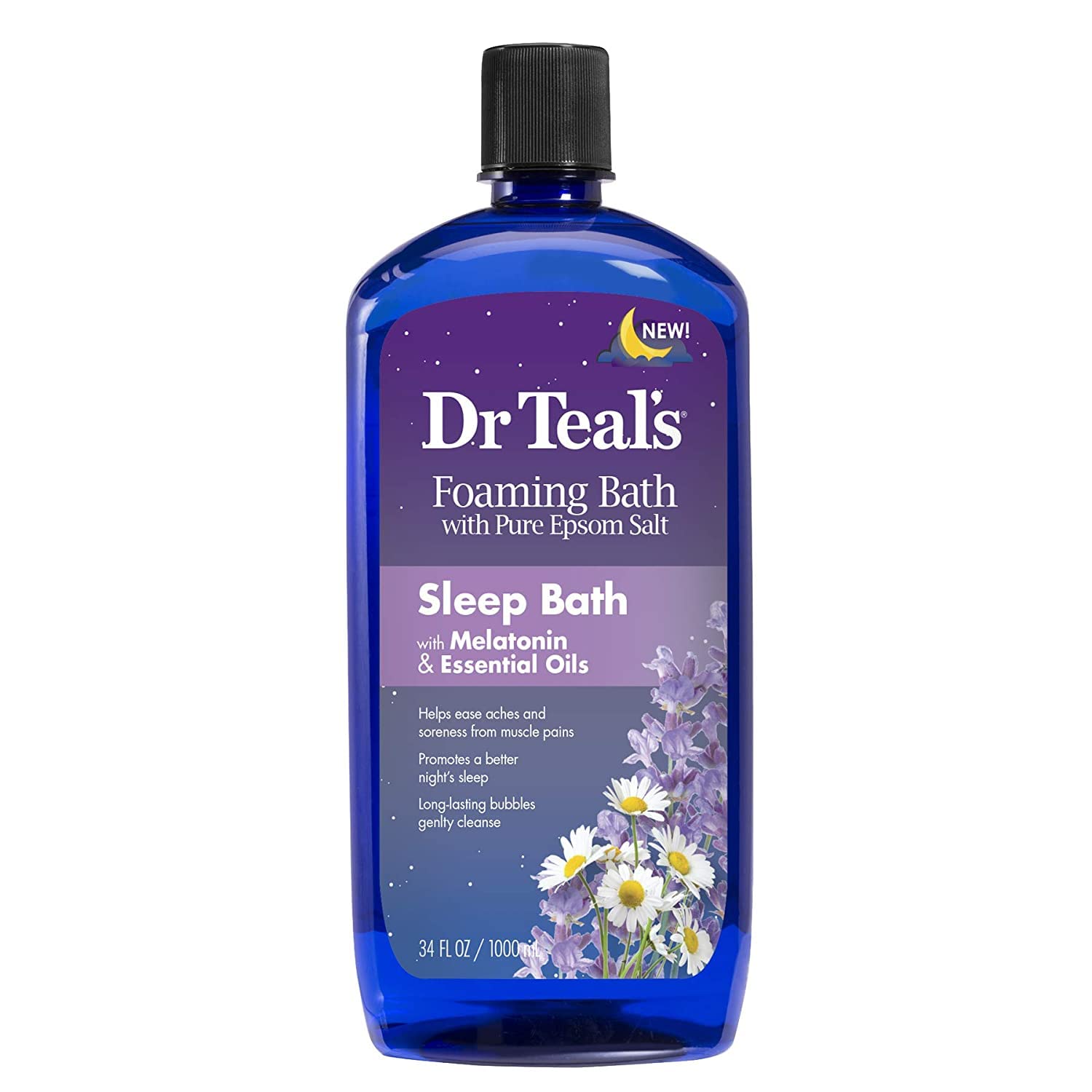 Dr Teal's Melatonin Sleep Bath Gift Set — Lavender Bath Foam, Sleep Lotion & Sleep Spray