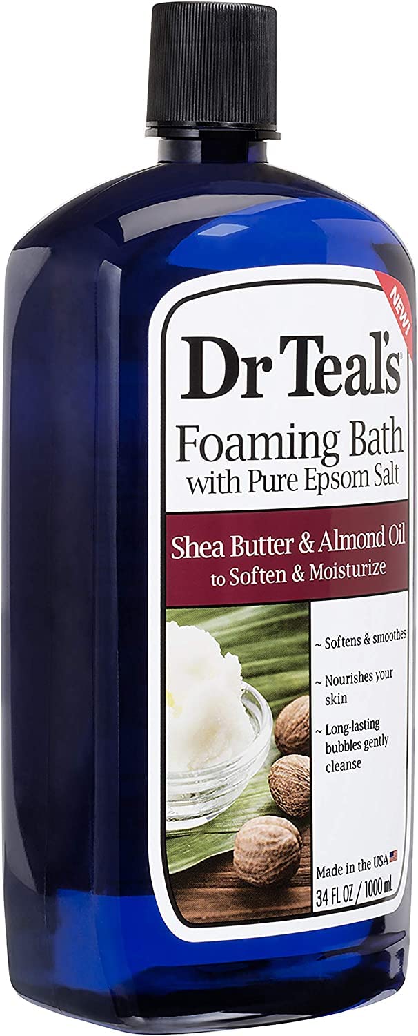 Dr Teal's Foaming Bath Combo Pack: Shea Butter & Almond Oil + Vitamin C & Citrus