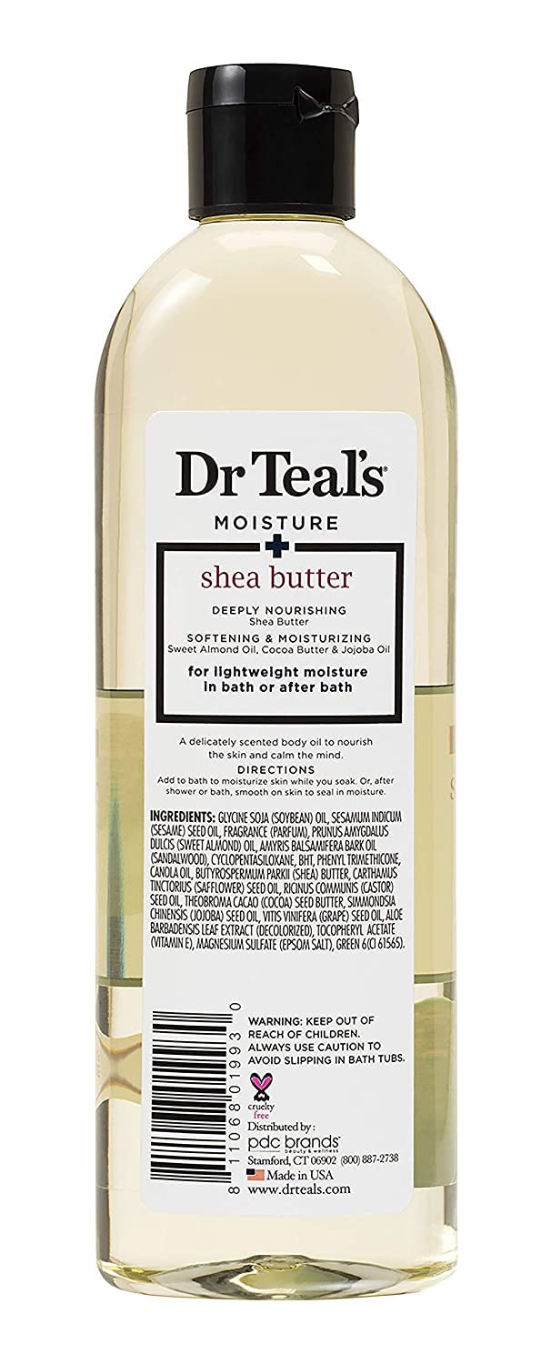 Dr Teal's Bath & Body Oil Variety Gift Set – Soothing Lavender & Ultra Rich Shea Butter (2 x 8.8 oz)