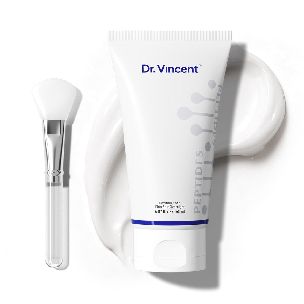 Dr Vincent Deep Hydration Collagen Night Wrapping Mask — Overnight Peel Off, Firming & Radiance, 5.07 oz