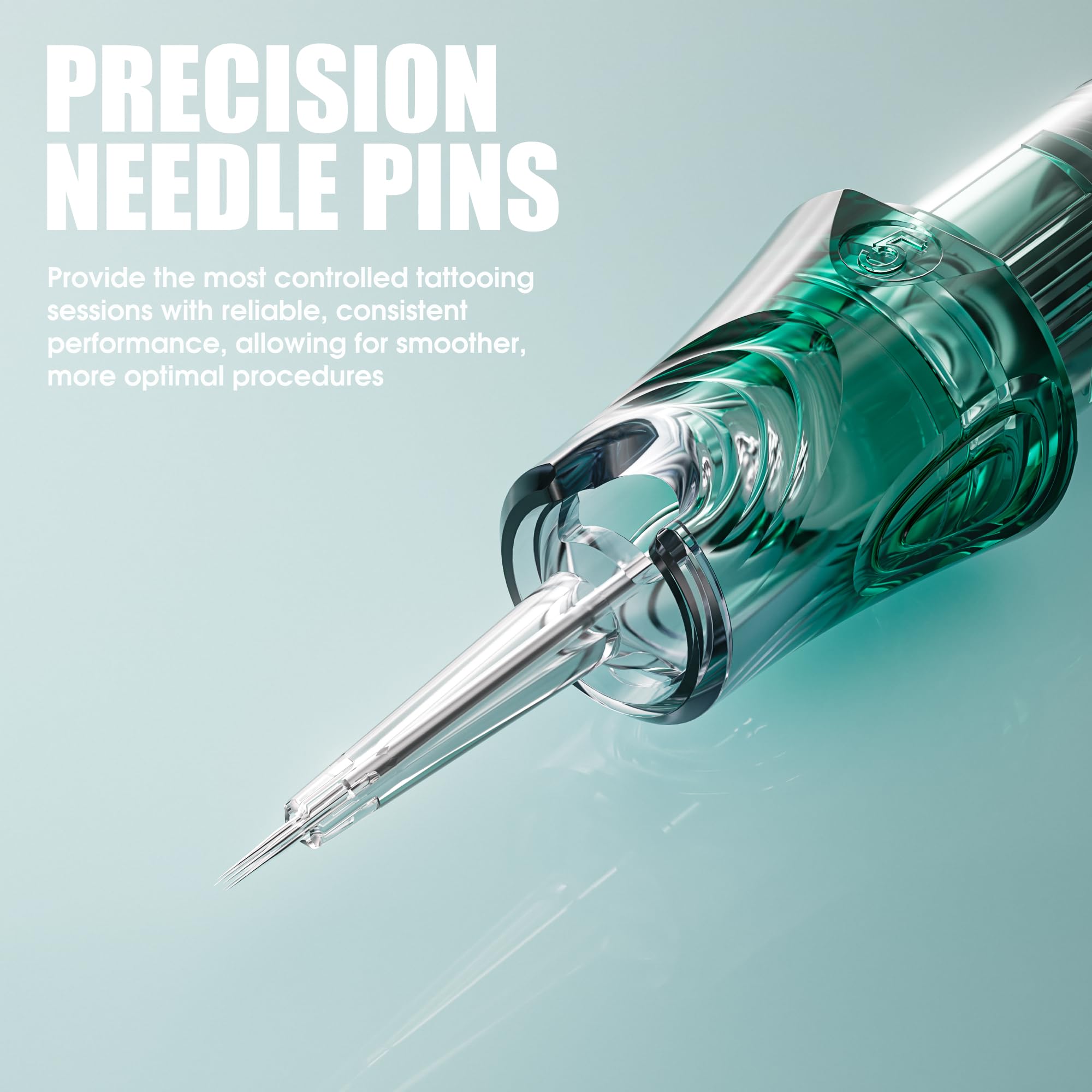Dragonhawk Yue Magnum Tattoo Needles – 20Pcs 1011M for Rotary Pen