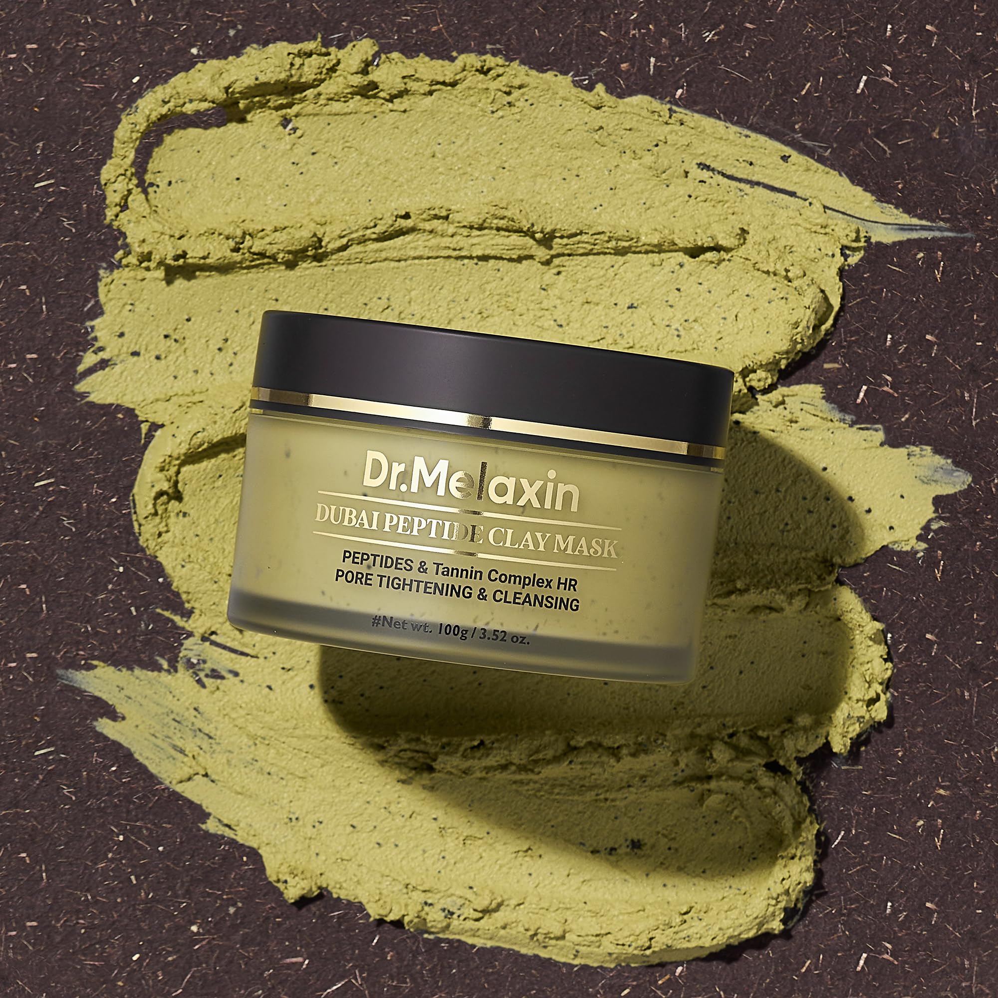 Dr.Melaxin Dubai Peptide Clay Mask – Charcoal Absorption, Peptides & Hydration