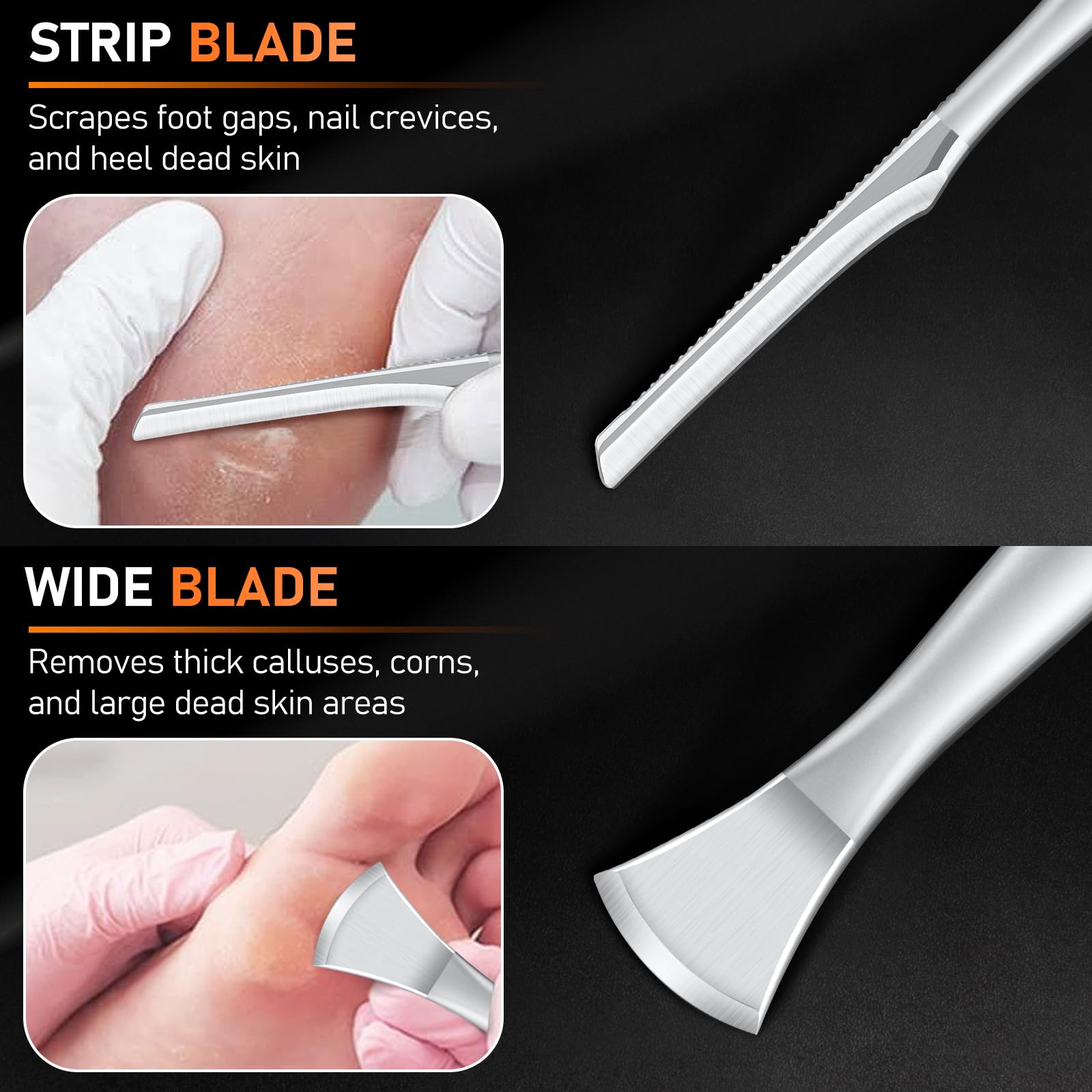 DRMODE 7-Piece Ingrown Toenail Removal Kit | Professional Pedicure Tools