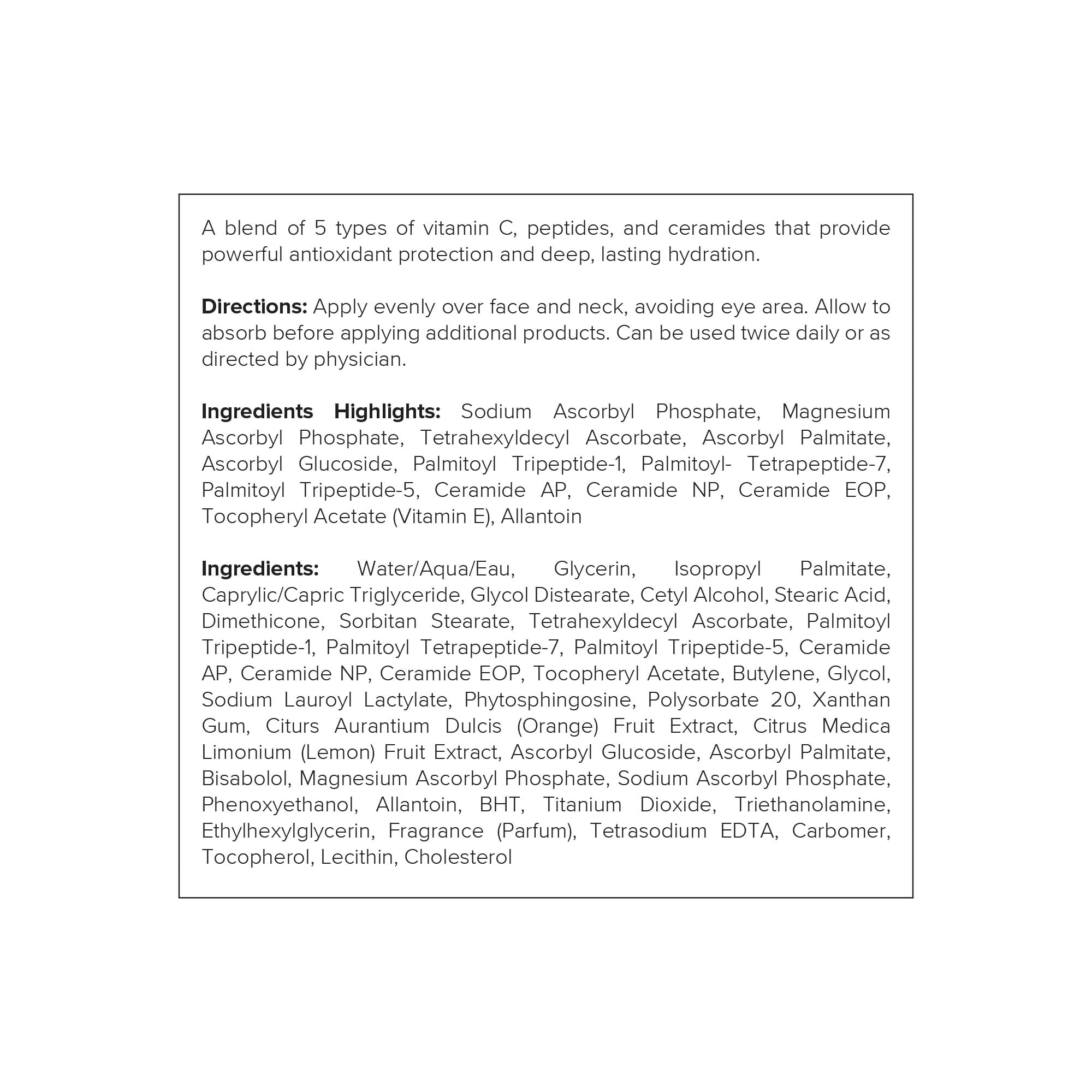 DRMTLGY Vitamin C Moisturizer — 5 Forms of Vitamin C (52 ml)