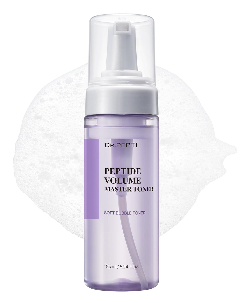 DR.PEPTI Volume Master Toner – 12 Peptides Bubble Formula for Elasticity