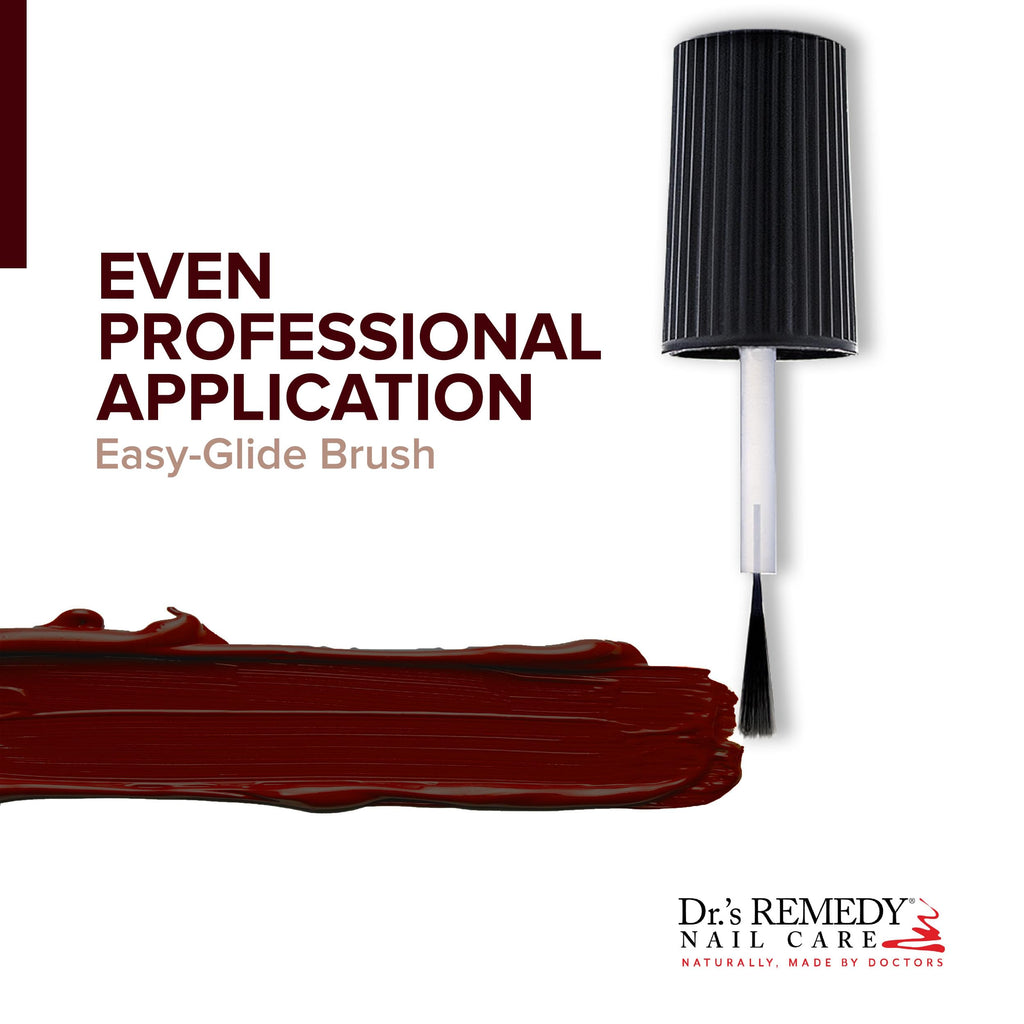 Dr.'s Remedy Enriched Nail Polish SASSY Scarlet – Non-Toxic, All Natural, Doctor Formulated