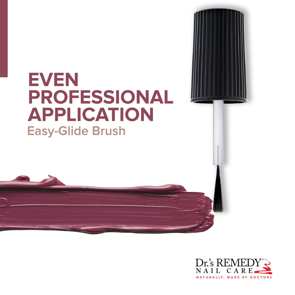 Dr.'s Remedy 3 Pack Nail Polish Kit: BRILLIANT Berry Trio — Non-Toxic, All-Natural Nail Strengthener