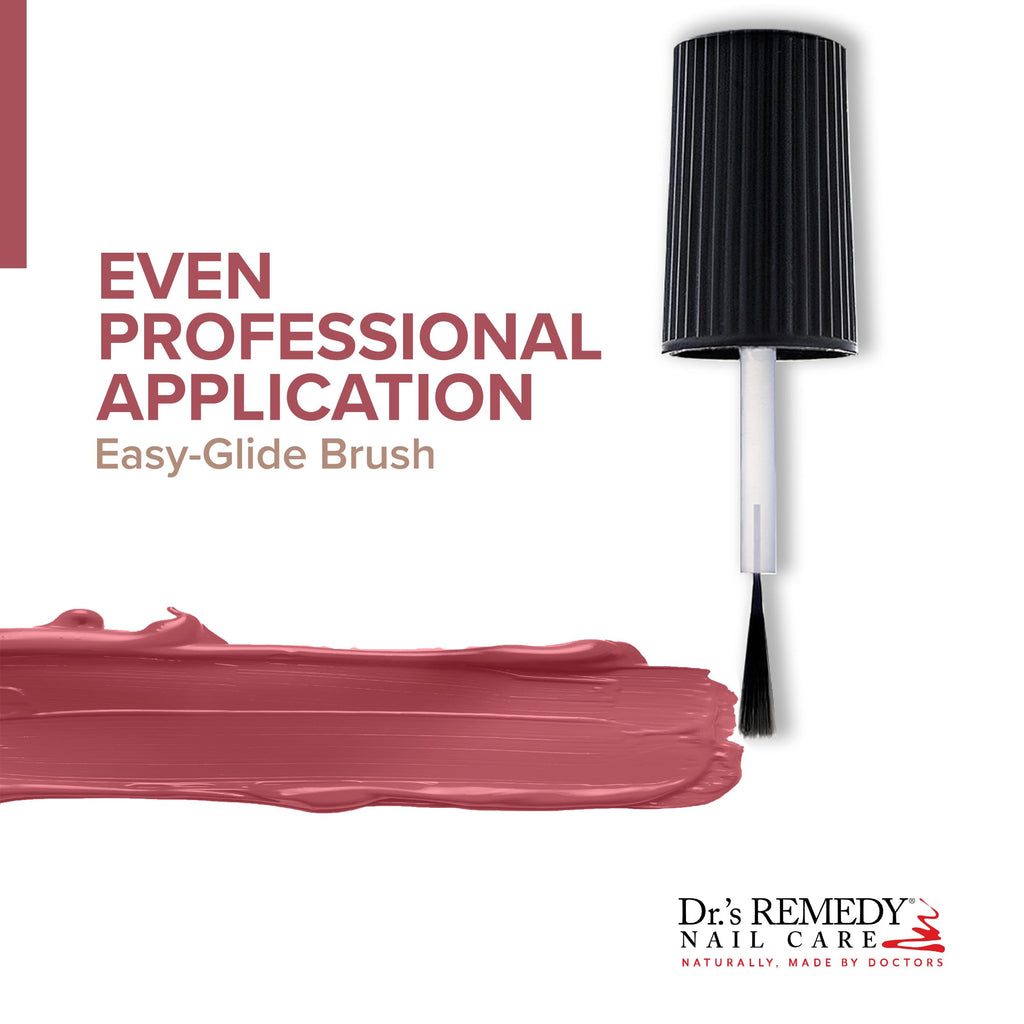 Dr.'s Remedy Enriched Nail Polish – Non-Toxic, 24-Free, All Natural, Doctor-Formulated – Relaxing Rose