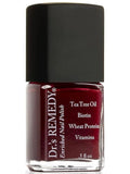 Dr.'s Remedy Enriched Nail Polish SASSY Scarlet – Non-Toxic, All Natural, Doctor Formulated