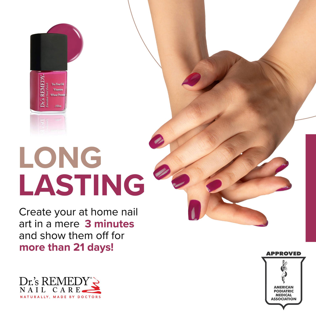 Dr.’s Remedy 3 Pack Nail Polish Kit – Hop To It, Be Hopeful Trio | Non-Toxic Organic Nail Strengtheners