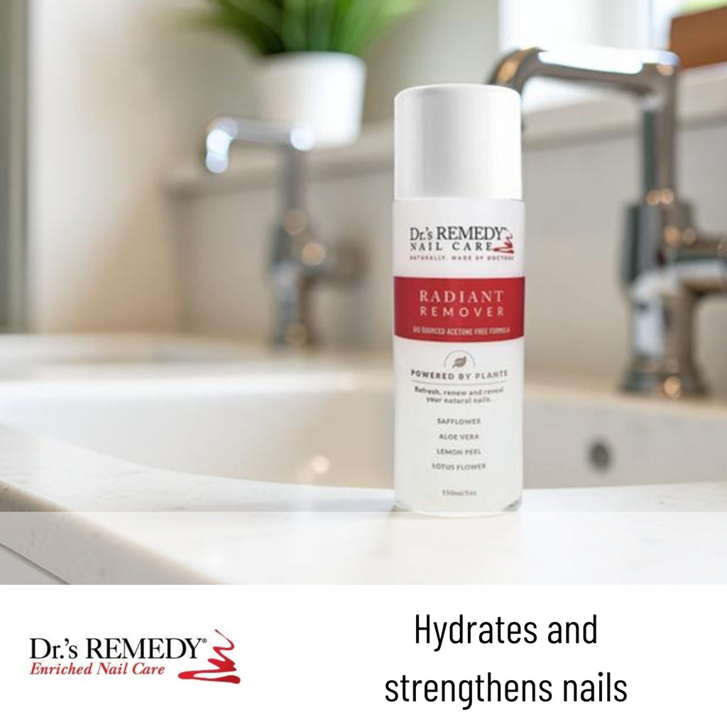 Dr.'s Remedy Organic Nail Polish Remover – Gentle, Plant-Based, Acetone-Free Care