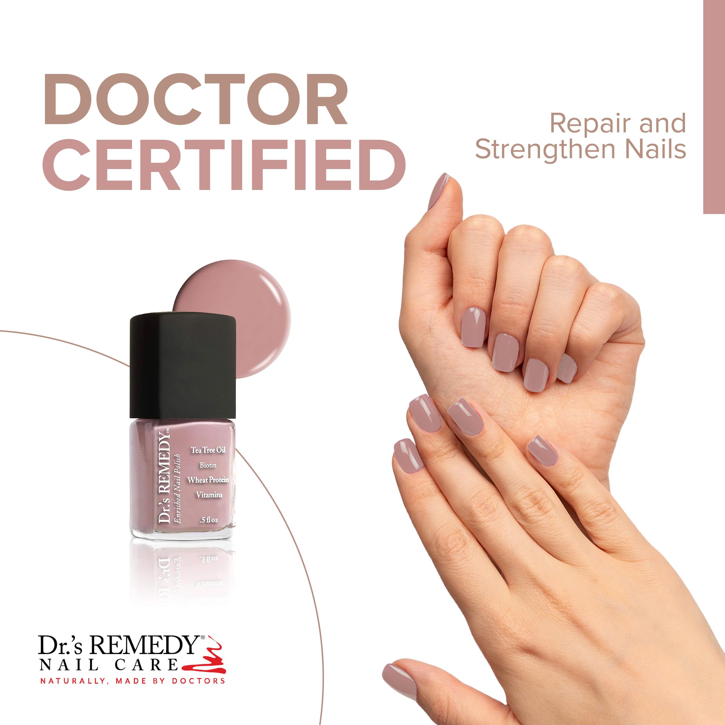 Dr.'s Remedy 3 Pack Nail Polish Kit – Positively Perfect Pink Trio