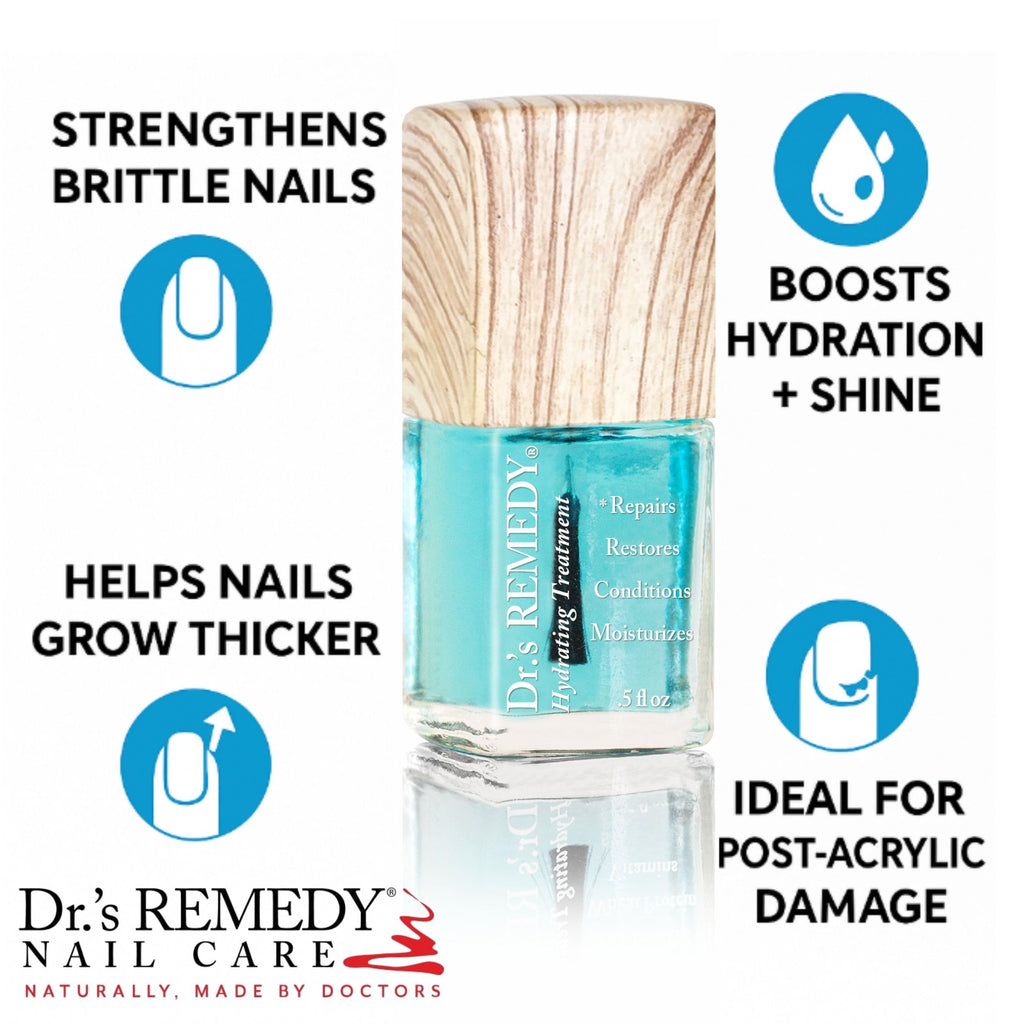 Dr.'s Remedy 3 Pack Nail Polish Treatment Kit – Restorative Remedy Trio, Non-Toxic Organic All-Natural Nail Care