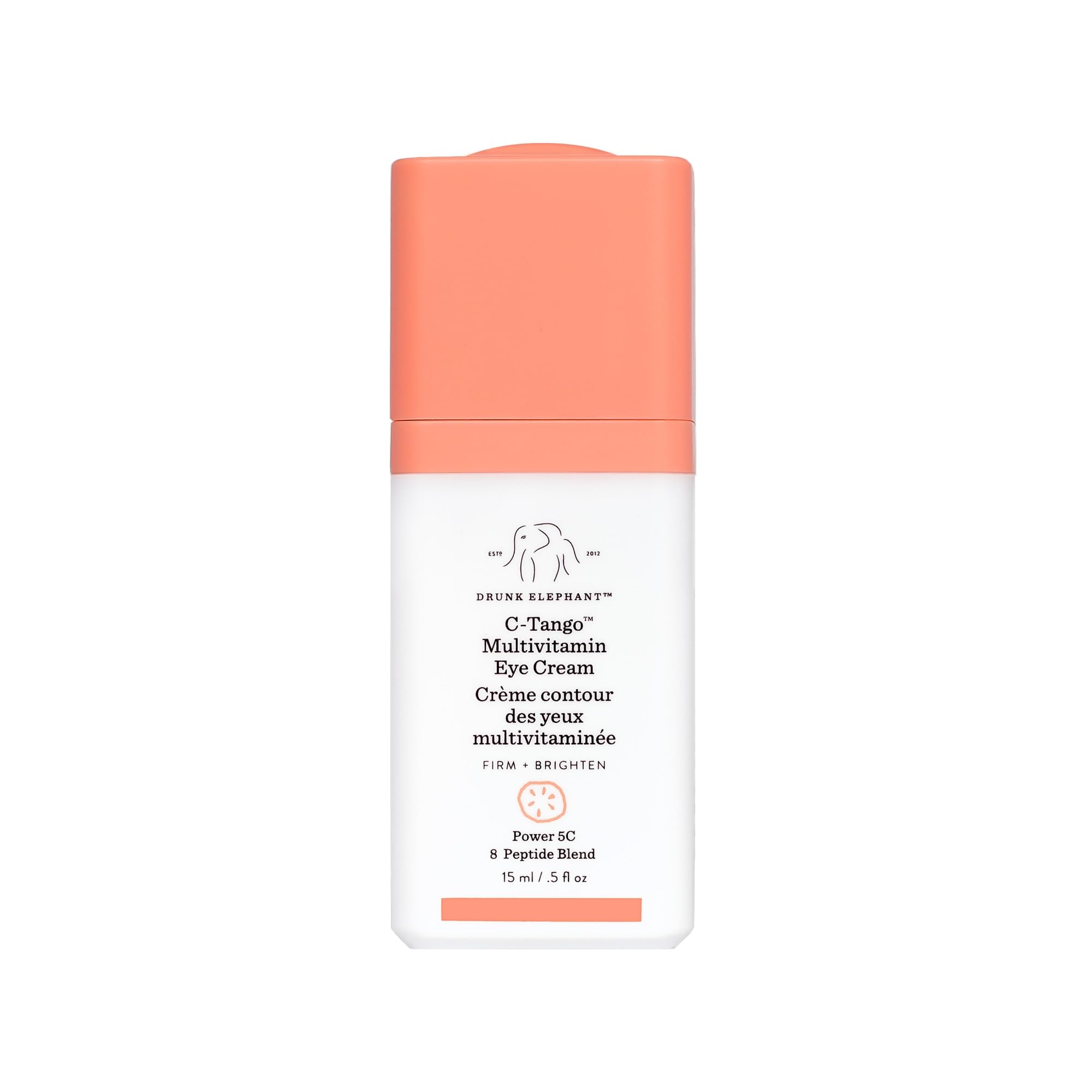 Drunk Elephant C-Tango Eye Cream with Deluxe Sample – Vitamin C & Peptides