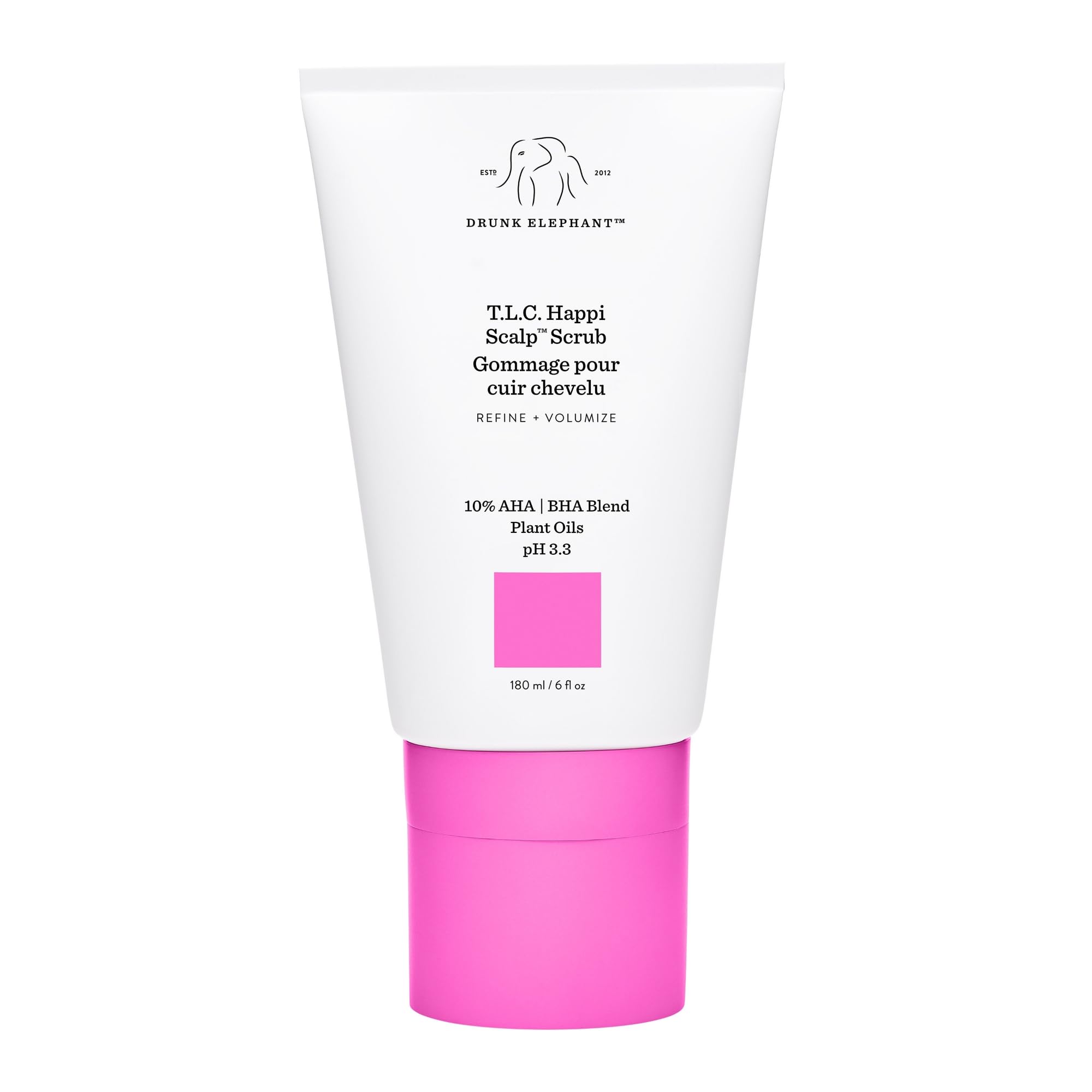 Drunk Elephant T.L.C. Happi Scalp Scrub – 180 ml / 6 oz | Sulfate-Free, Cruelty-Free, Dermatologist-Tested