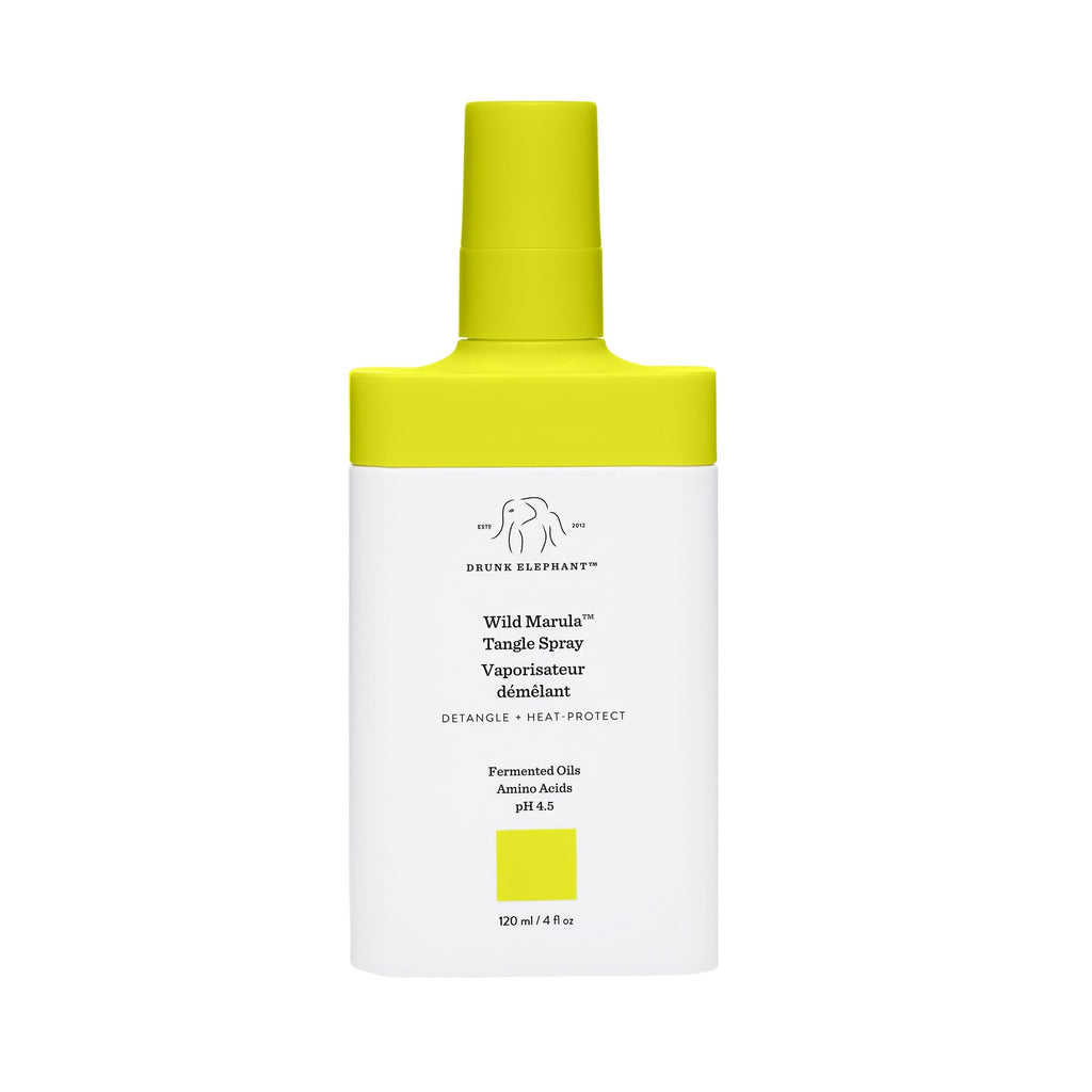 Drunk Elephant Wild Marula Tangle Spray – Detangler & Heat Protectant, 120 ml