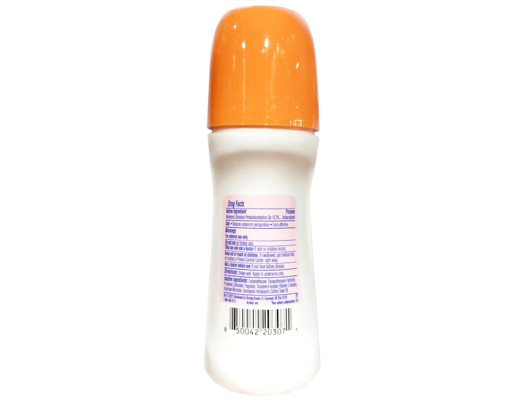 Dry Idea Fresh Linen Roll-On Antiperspirant Deodorant – 3.25 oz x6 | Silky, Quick-Dry, Clear Finish