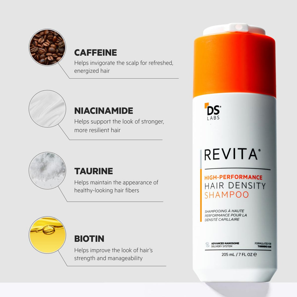DS Laboratories Revita Shampoo 925mL – Thick-Looking Hair, Scalp First Cleanse, Color Safe, Sulfate & Silicone Free