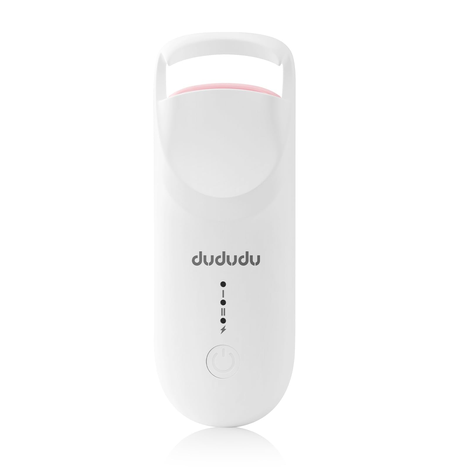 DUDUDU Heated Eyelash Curler – Portable Mini, 2-Temp, Type-C Recharge, 10s Heat