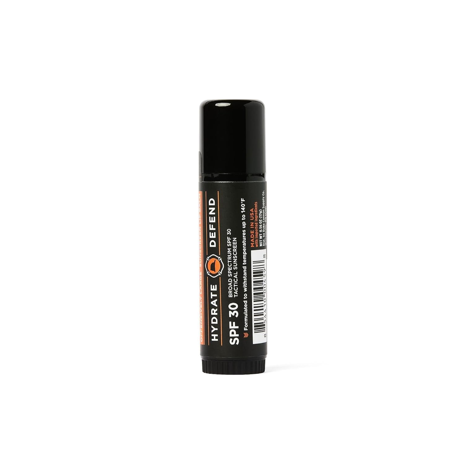 Duke Cannon Balm 140° Tactical Lip Protectant 15 Pack – Blood Orange Mint Lip Balm for Men, SPF 30, 0.56 oz Each