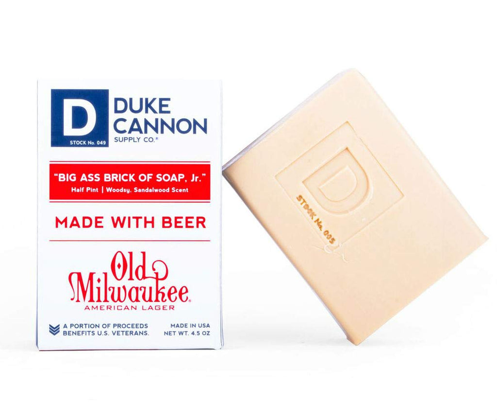 Duke Cannon Big Ass Brick Beer Soap Jr. Half Pint Travel Size – 4.5 oz