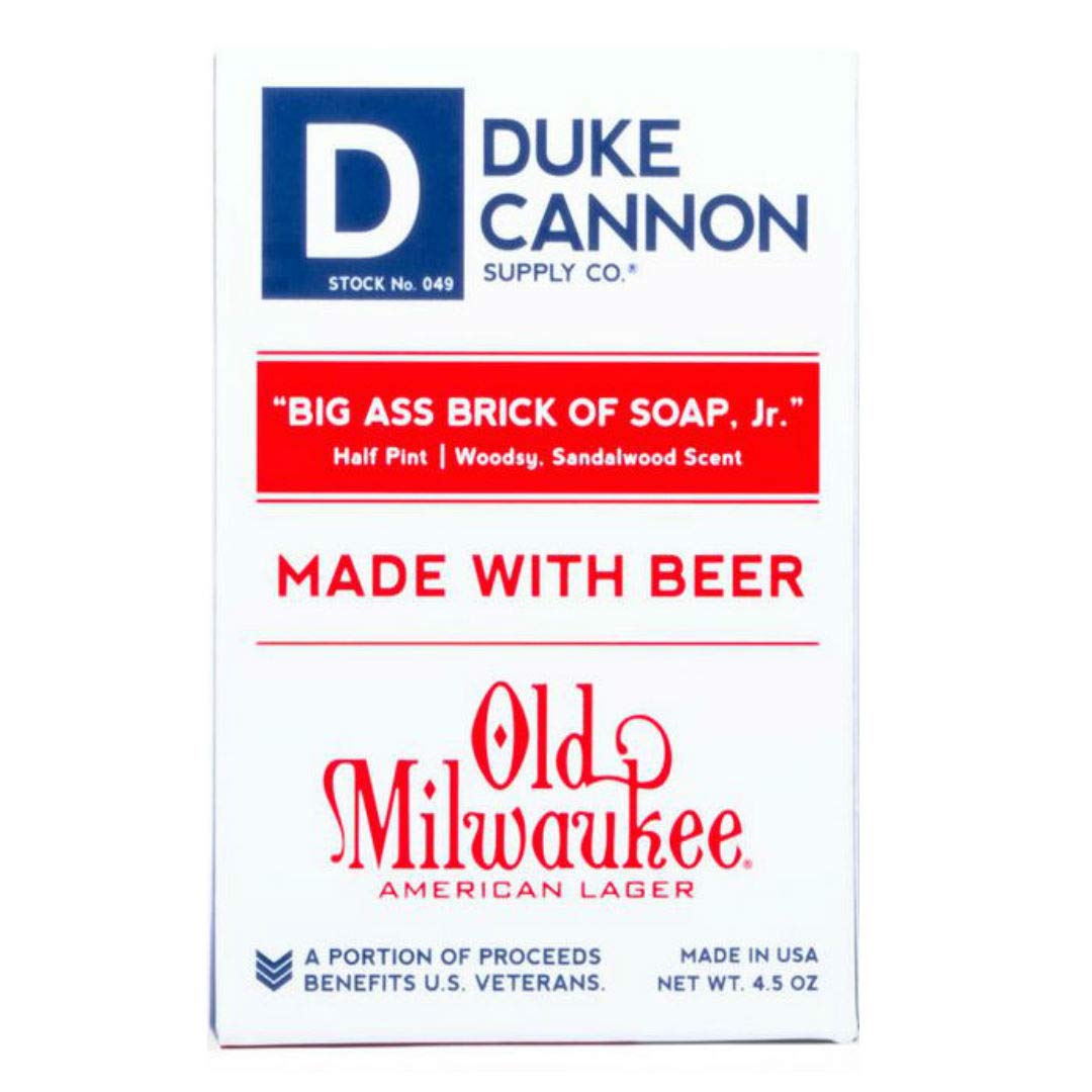 Duke Cannon Big Ass Brick Beer Soap Jr. Half Pint Travel Size – 4.5 oz
