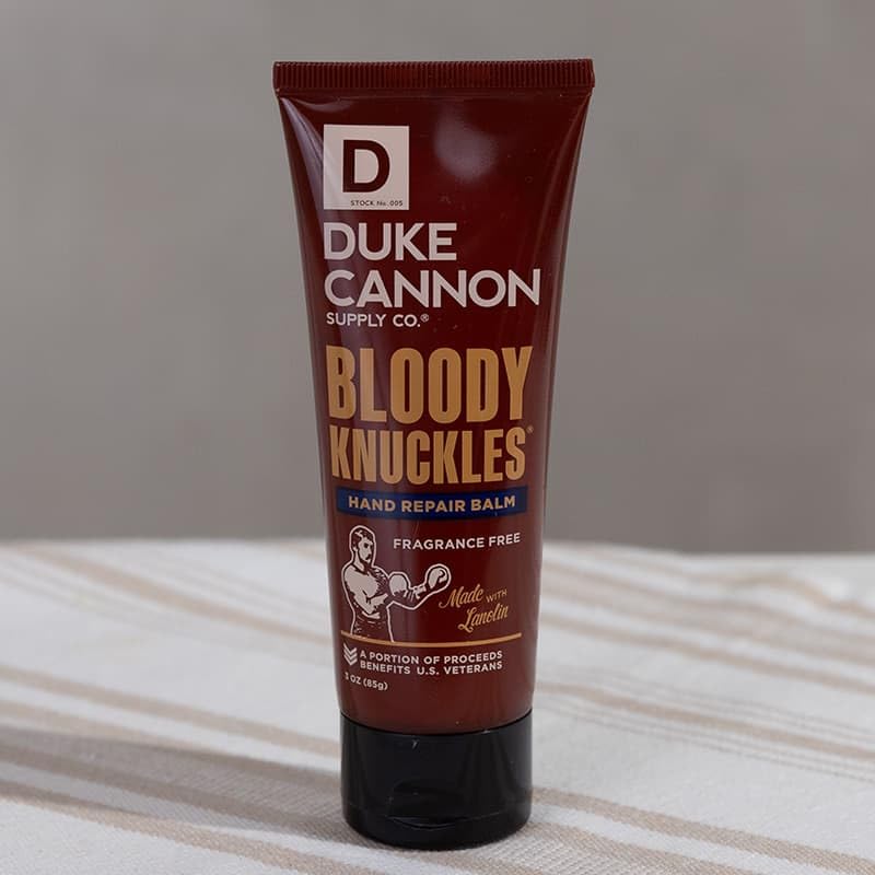 Duke Cannon Bloody Knuckles Hand Repair Balm – Travel Size 3 oz, Unscented, Non-Greasy (4 Pack)
