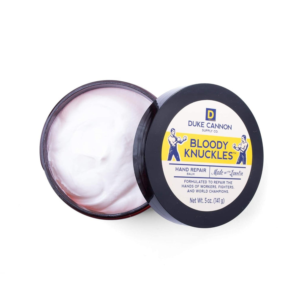 Duke Cannon Bloody Knuckles Hand Repair Balm 3-Pack – Unscented 5 oz Hand Cream for Workers, Fighters & Athletes
