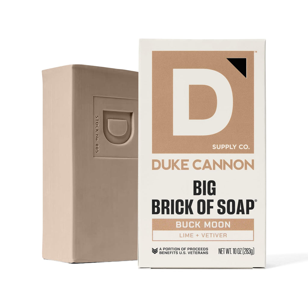 Duke Cannon Buck Moon Bar Soap Puck Bundle — 6 Pack, 5 oz Each