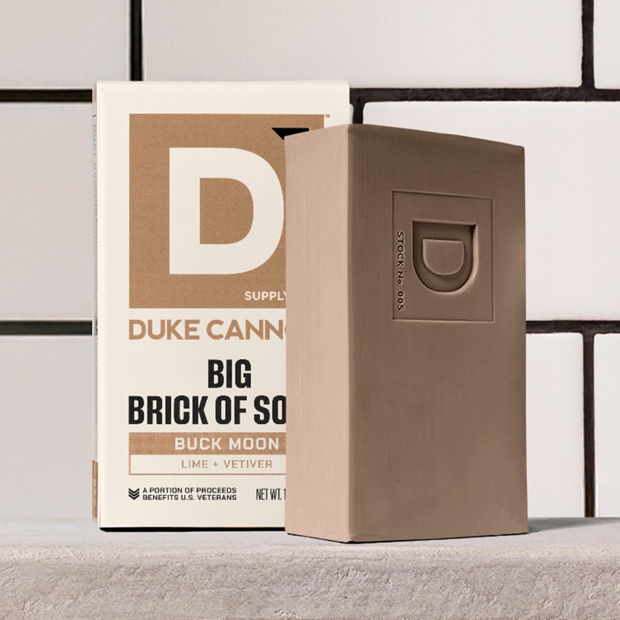 Duke Cannon Buck Moon Bar Soap Puck Bundle — 6 Pack, 5 oz Each