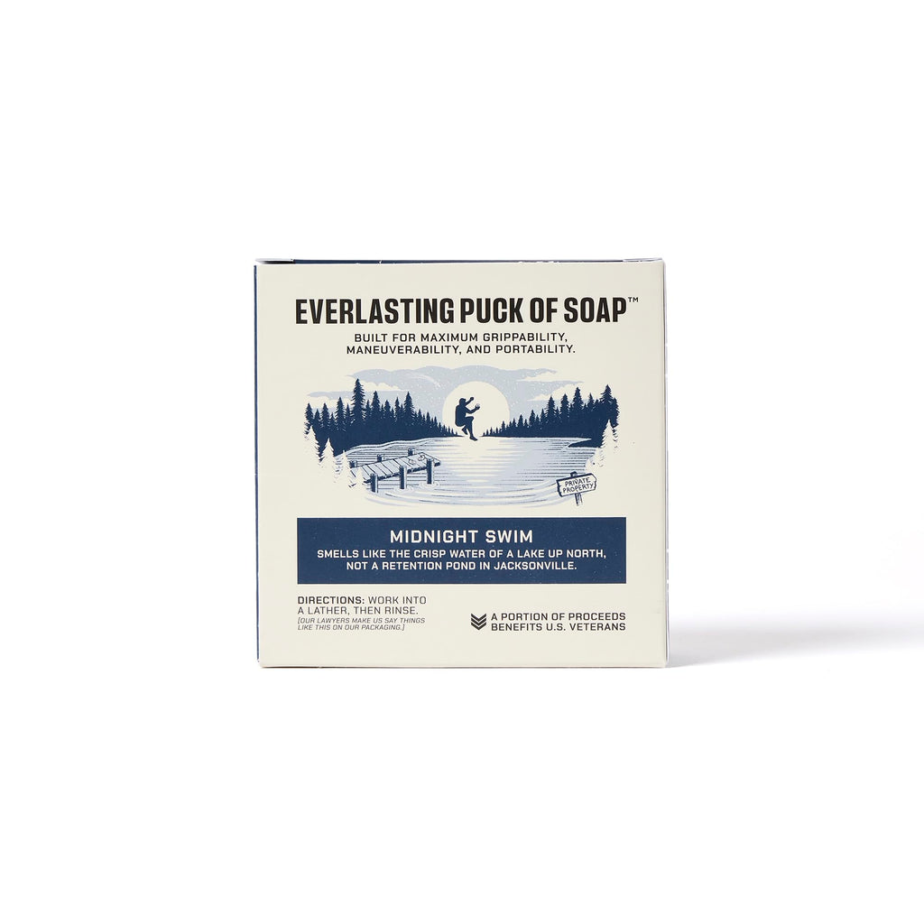 Duke Cannon Supply Co. Bar Soap Puck – Midnight Swim, 6-Pack, 5 oz