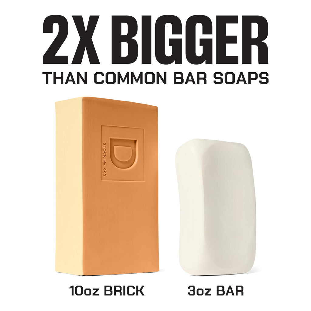 Duke Cannon Big Brick Pumpkin Spice Latte Soap – 10 oz for All Skin Types | Masculine Scent