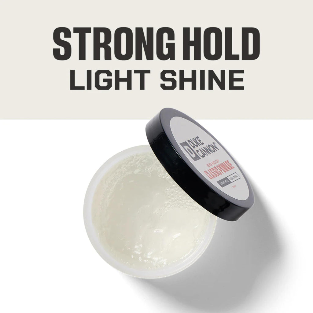 Duke Cannon News Anchor Pomade – Strong Hold, Natural Matte Finish (Pack of 2, 4.6 oz)