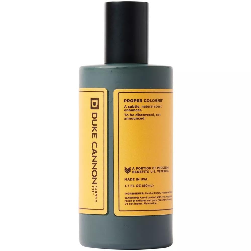 Duke Cannon Proper Cologne Sawtooth | Alpine Air & Cedarwood | 1.7 fl oz