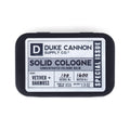 Duke Cannon Solid Cologne for Men – Vetiver & Oakmoss (Fresh Air, Sandalwood) 1.5 oz Tin, Travel-Ready Balm