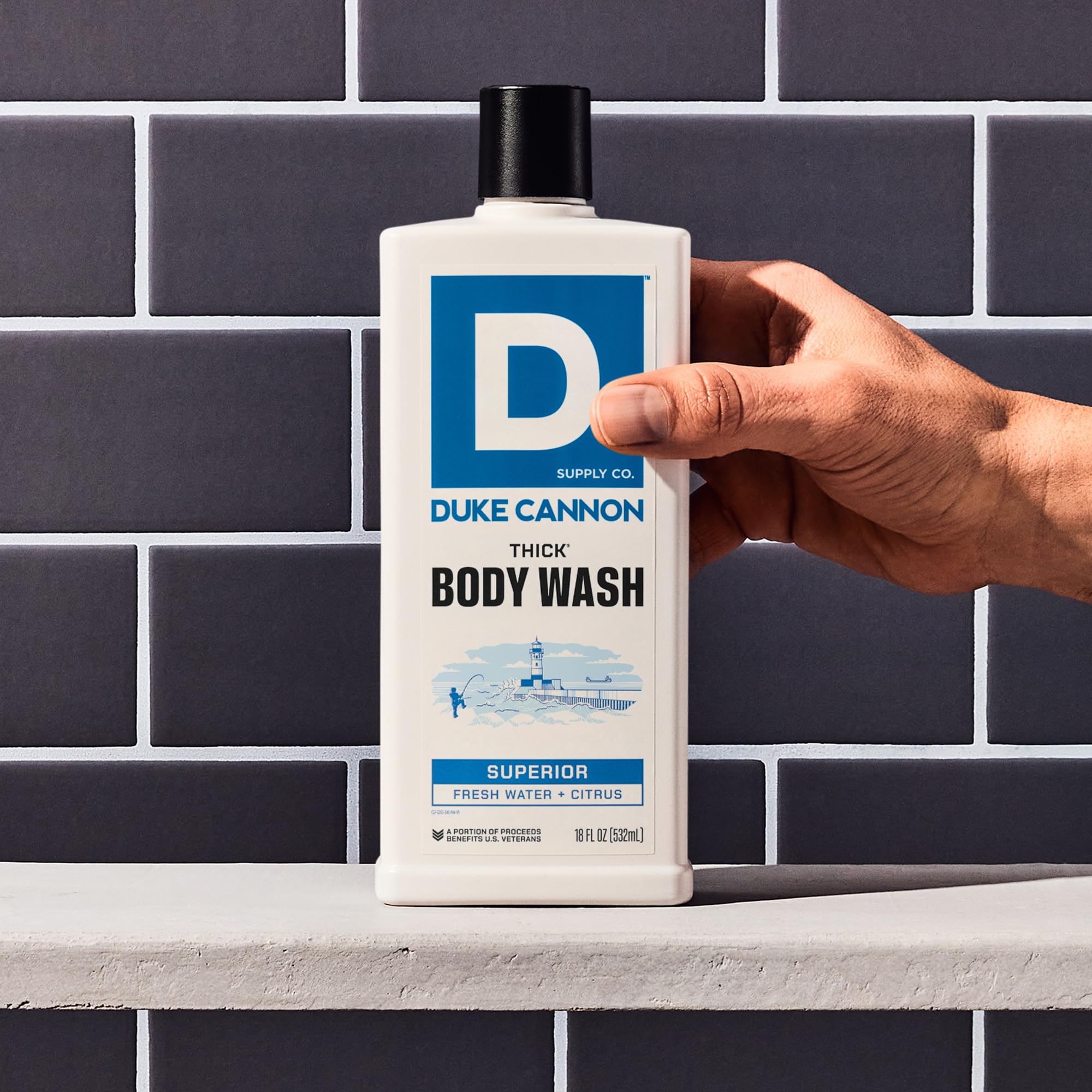 Duke Cannon Thick Body Wash – Superior Men’s Premium Body Wash, Deep Clean, 18oz, Sulfate-Free, Moisturizing Formula (3 Pack)
