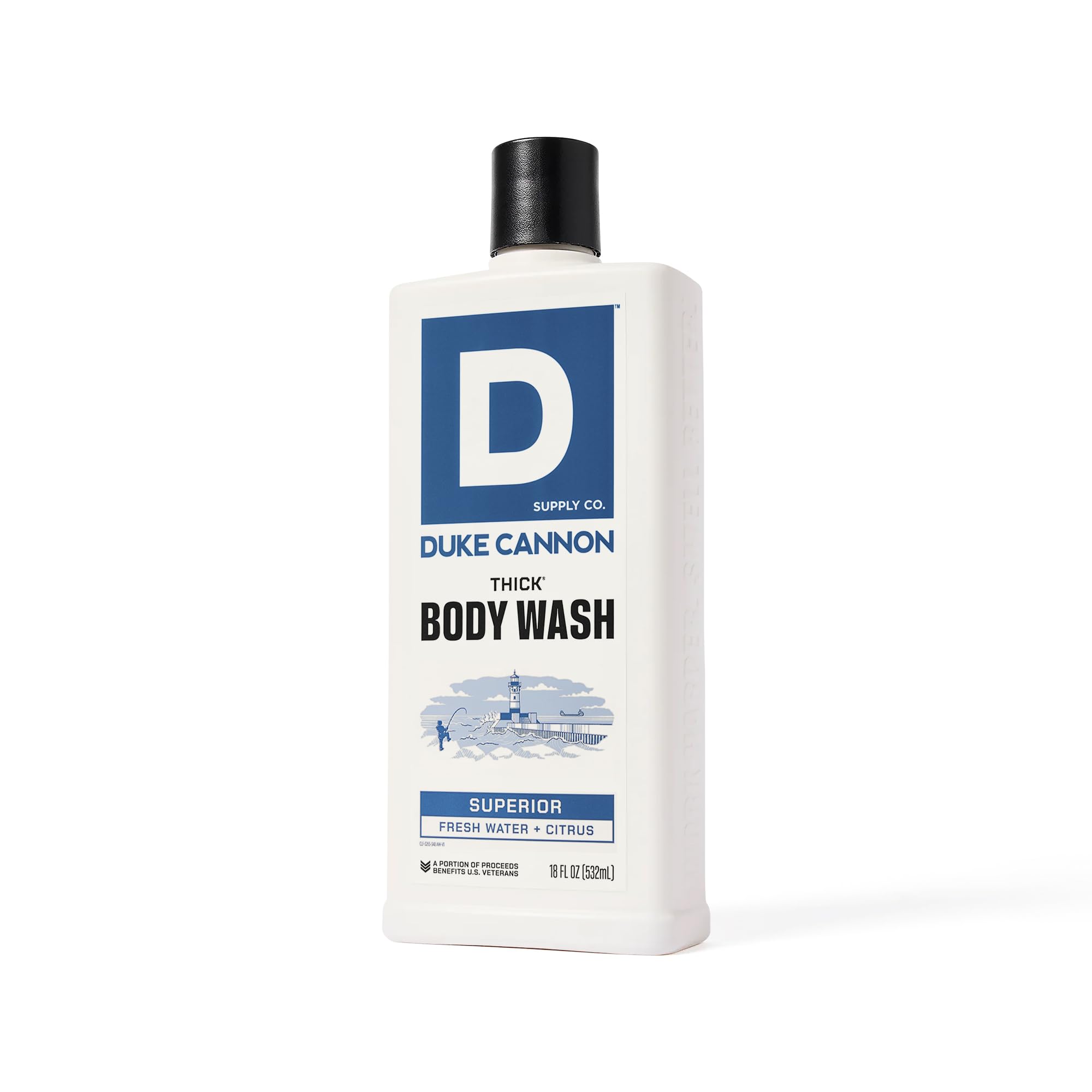 Duke Cannon Thick Body Wash – Superior Men’s Premium Body Wash, Deep Clean, 18oz, Sulfate-Free, Moisturizing Formula (3 Pack)