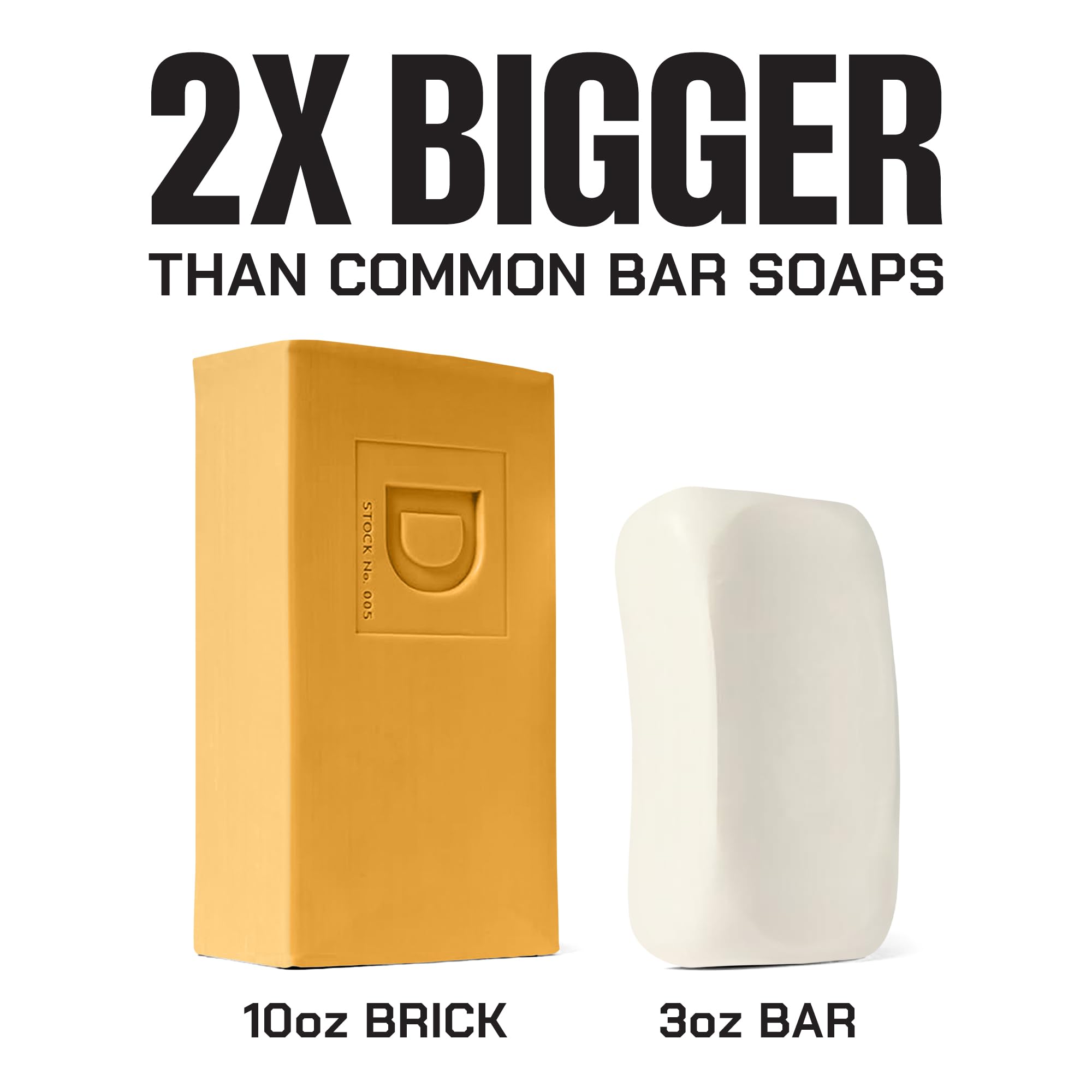 Duke Cannon Wayfinder Bar Soap Bundle – Extra Large 10 oz, 6-Pack, American-Made
