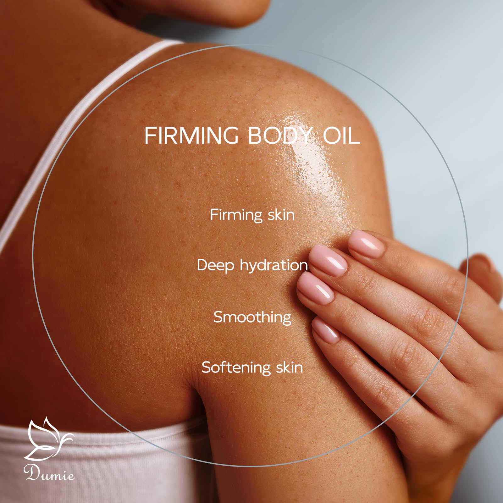 Dumie Body Firming Oil – Hydrate, Tighten & Nourish Dry Skin (3.38 fl oz)