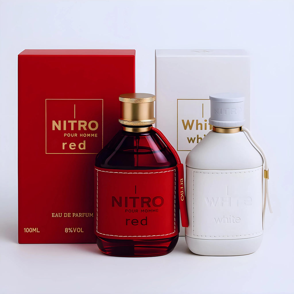Dumont Nitro Red & Nitro White Eau de Parfum Duo – 3.45 oz Each (2-Piece Set)